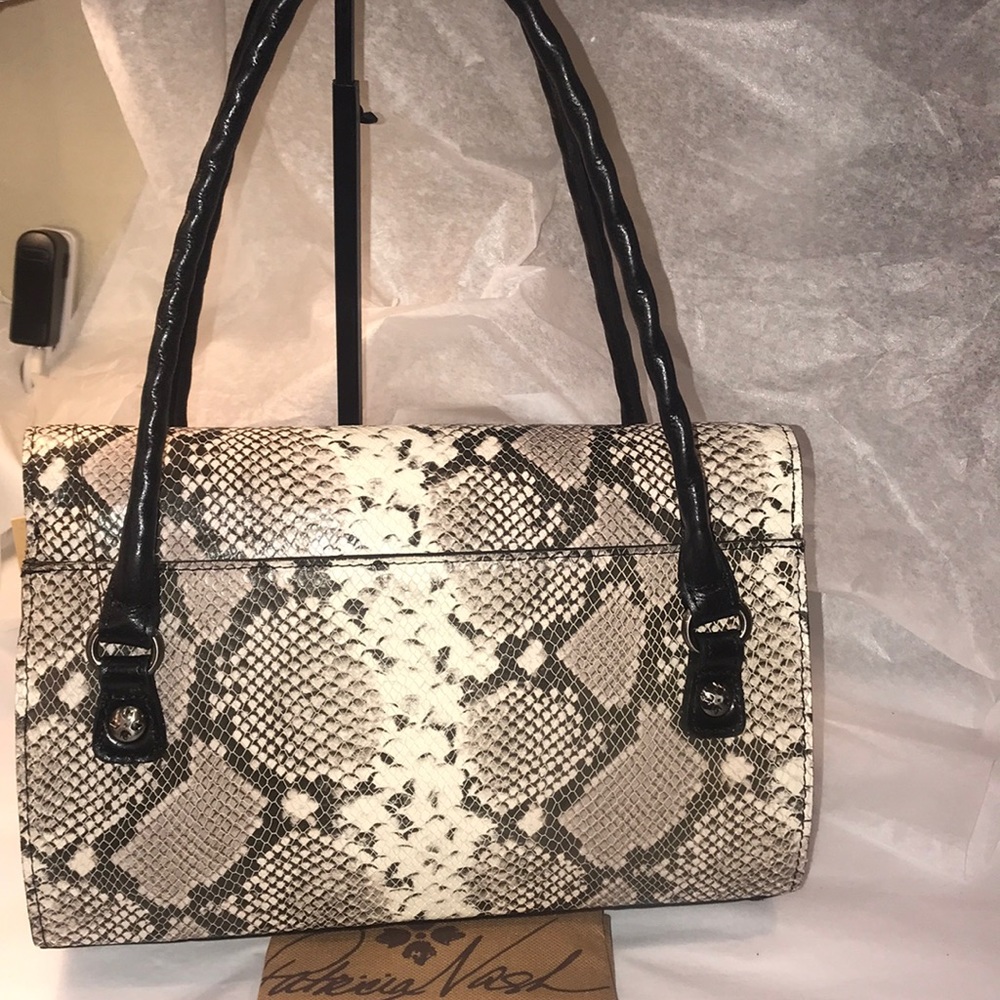Patricia Nash Sanabria Python Bag Used A Few Times - image 3